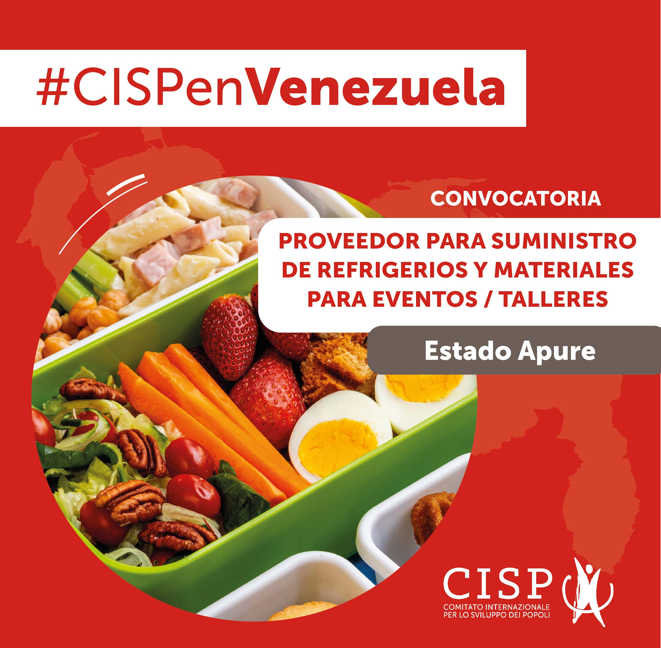 Suministro de refrigerios y materiales para eventos