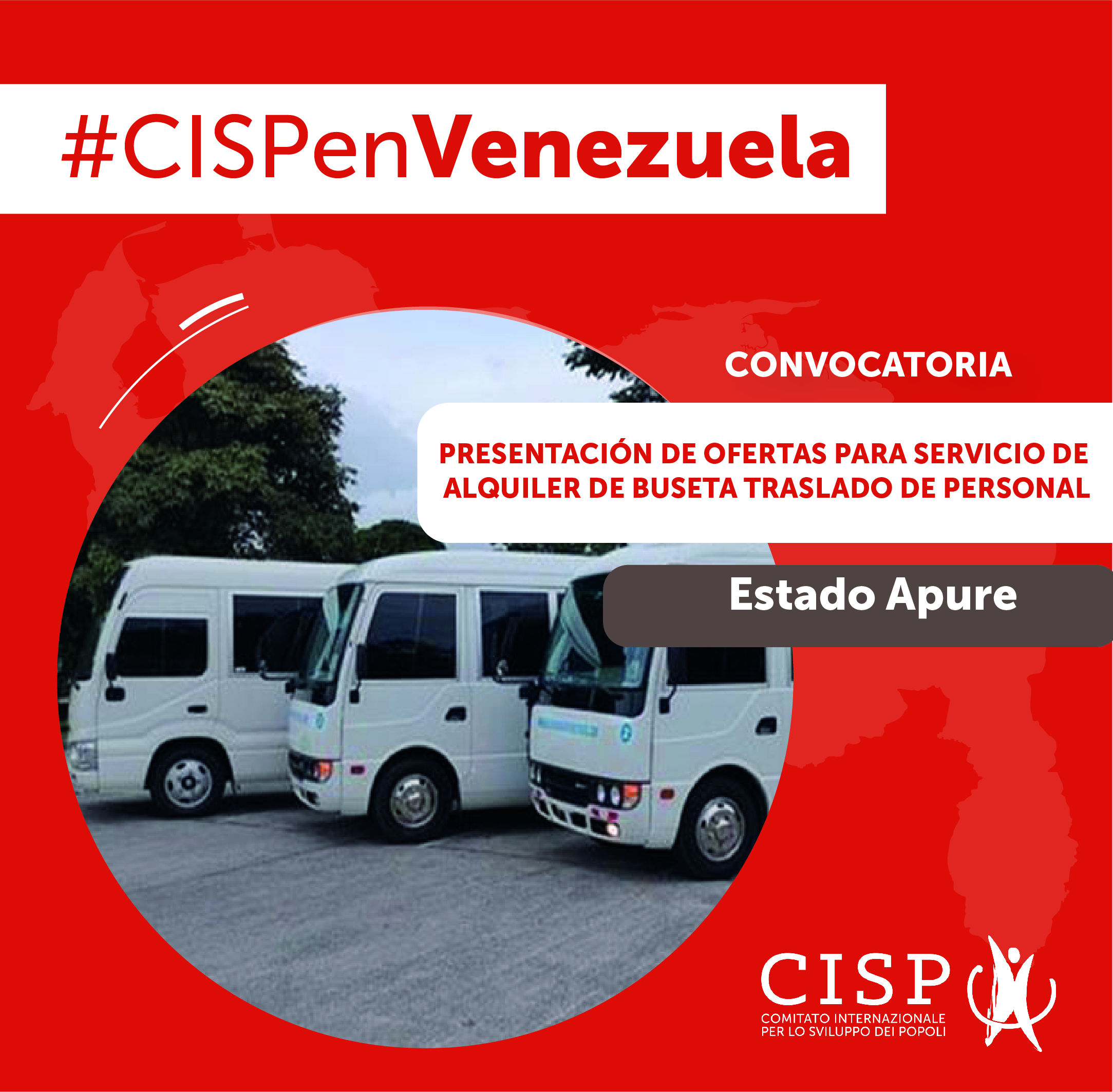 Alquiler de buseta para traslado de personal