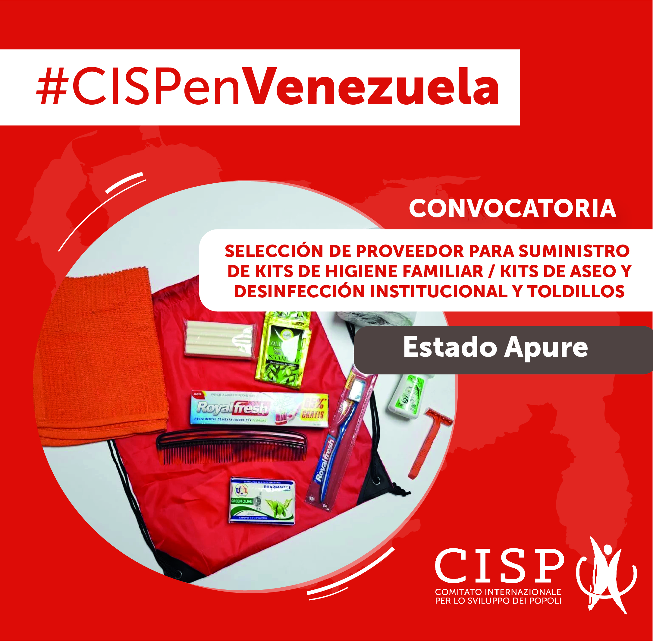 Suministro Kits de higiene y aseo - Venezuela
