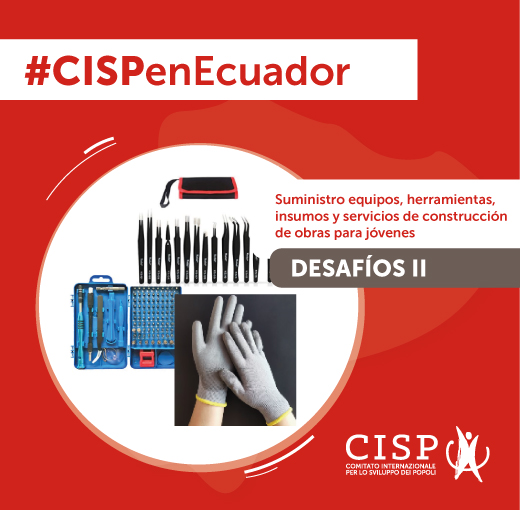 Suministro equipos, herramientas, insumos y servicios de construcción de obras